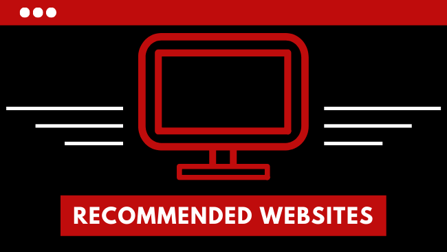 Recommended Websites Graphic