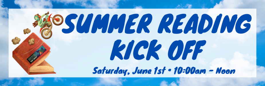 Join Orrville Public Library for our Summer Reading Kick-Off on Saturday, June 1st 10am-12pm